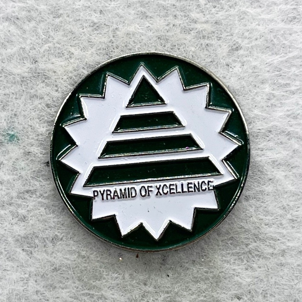 🔮 5/$25 Vintage Pyramid of Excellence Pin